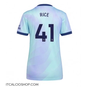 Arsenal Declan Rice #41 Terza Maglia Femmina 2024-25 Manica Corta